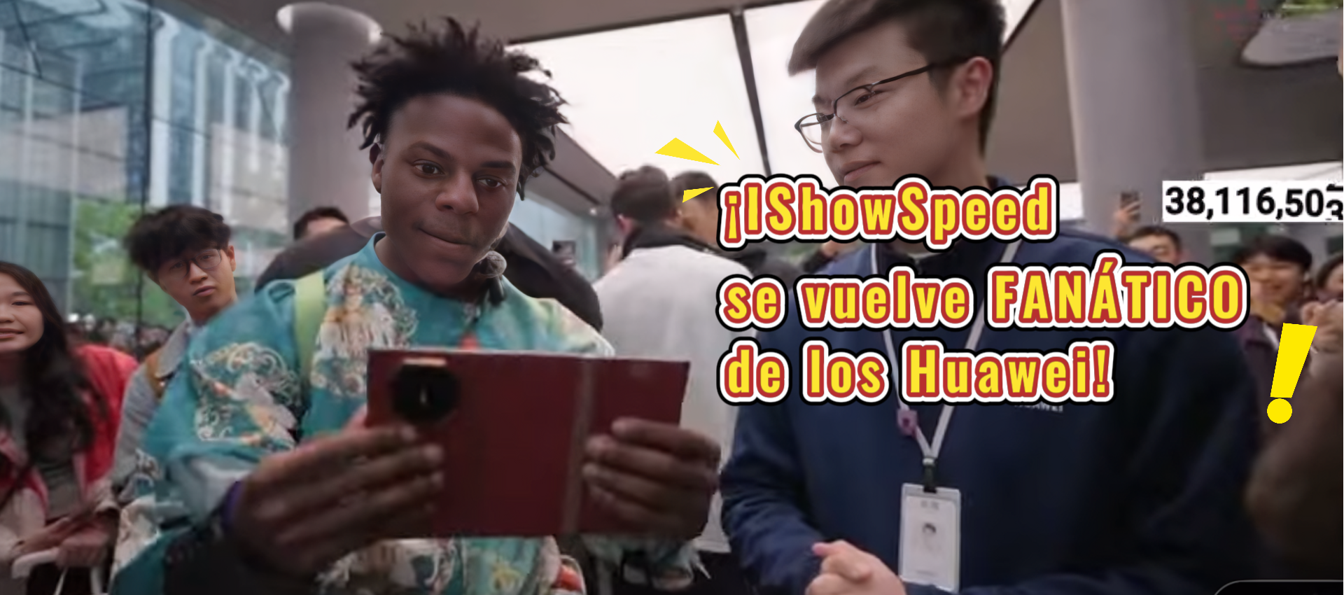 ¡IShowSpeed se vuelve FANÁTICO de los Huawei!