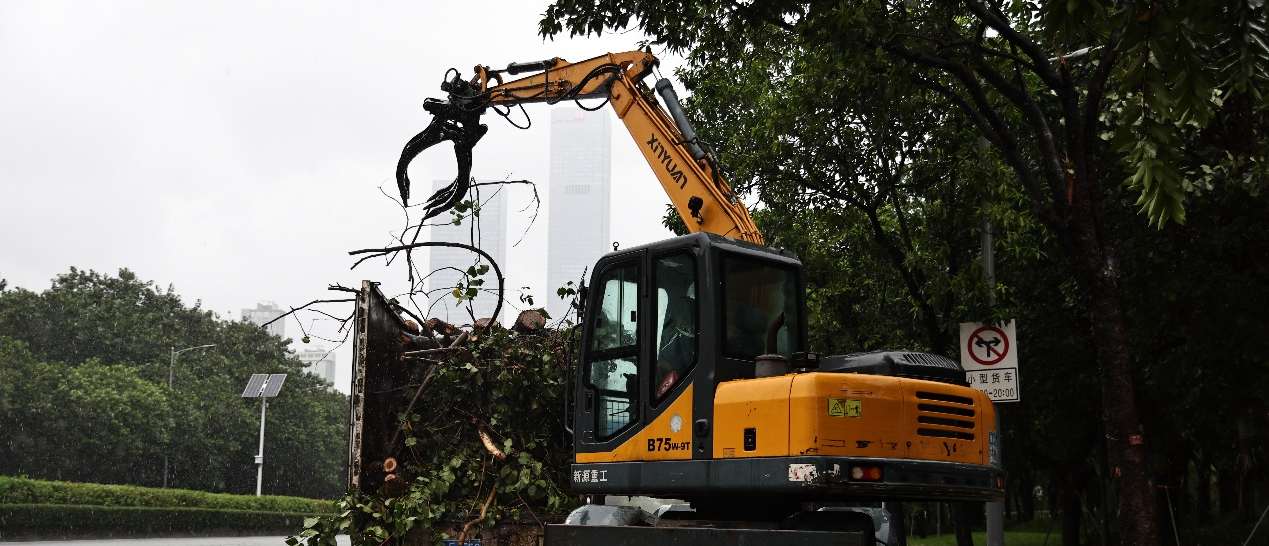 Fin de suspensiones por tifón en Shenzhen